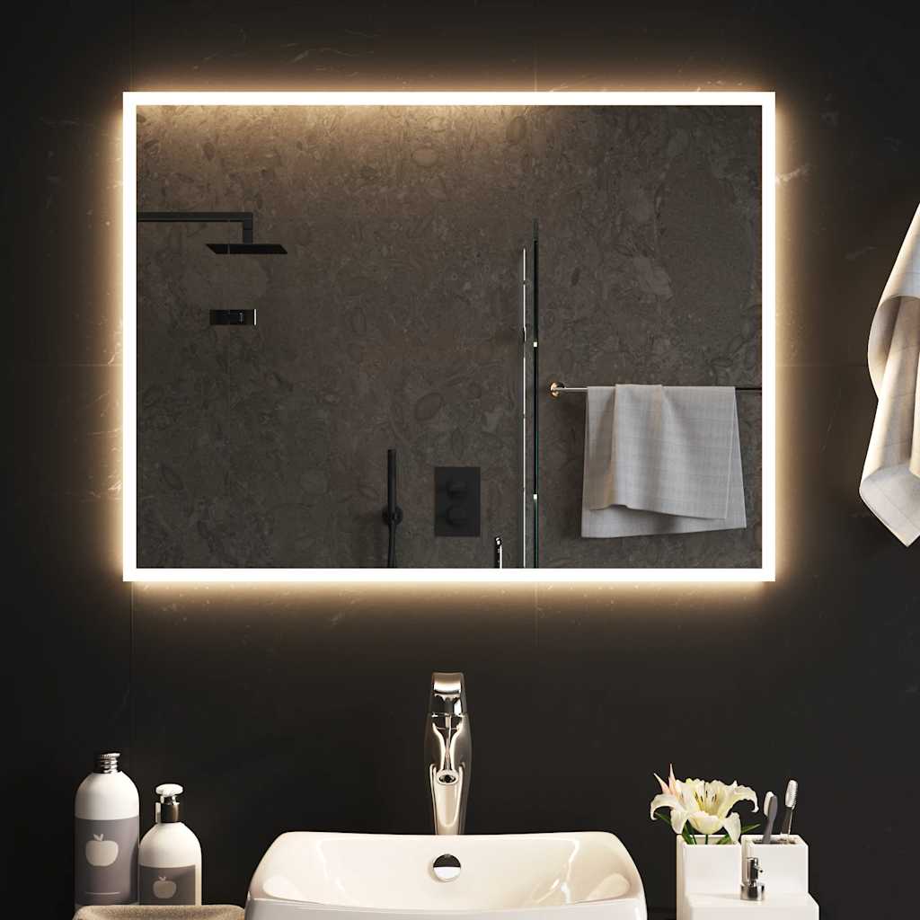 Badkamerspiegel LED 80x60 cm is nu te koop bij PeponiXL, paradijselijk wonen!