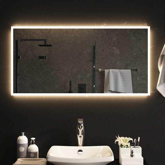 Badkamerspiegel LED 100x50 cm is nu te koop bij PeponiXL, paradijselijk wonen!