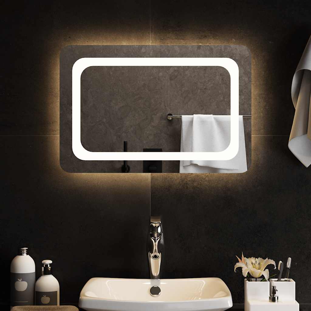 Badkamerspiegel LED 60x40 cm is nu te koop bij PeponiXL, paradijselijk wonen!