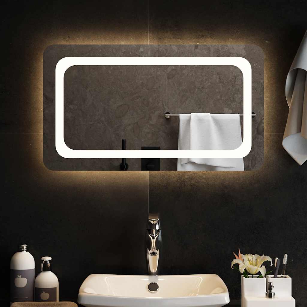 Badkamerspiegel LED 70x40 cm is nu te koop bij PeponiXL, paradijselijk wonen!