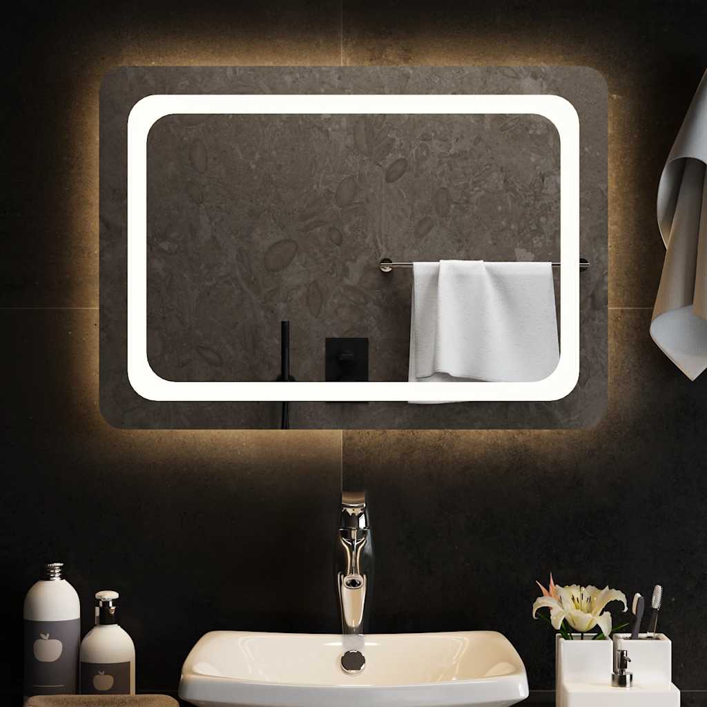 Badkamerspiegel LED 70x50 cm is nu te koop bij PeponiXL, paradijselijk wonen!