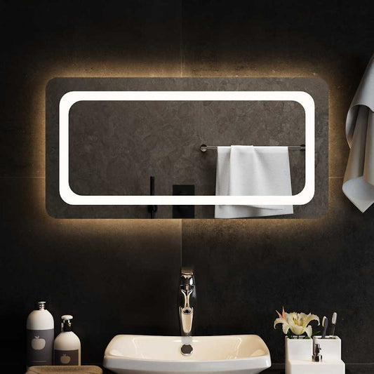 Badkamerspiegel LED 80x40 cm is nu te koop bij PeponiXL, paradijselijk wonen!