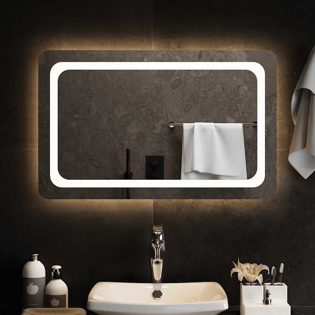 Badkamerspiegel LED 80x50 cm is nu te koop bij PeponiXL, paradijselijk wonen!
