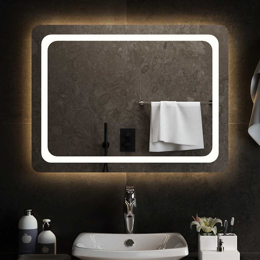 Badkamerspiegel LED 80x60 cm is nu te koop bij PeponiXL, paradijselijk wonen!