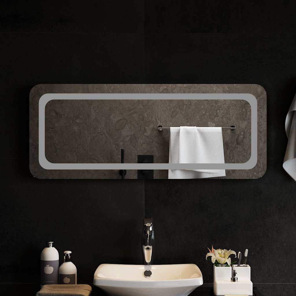 Badkamerspiegel LED 100x40 cm is nu te koop bij PeponiXL, paradijselijk wonen!