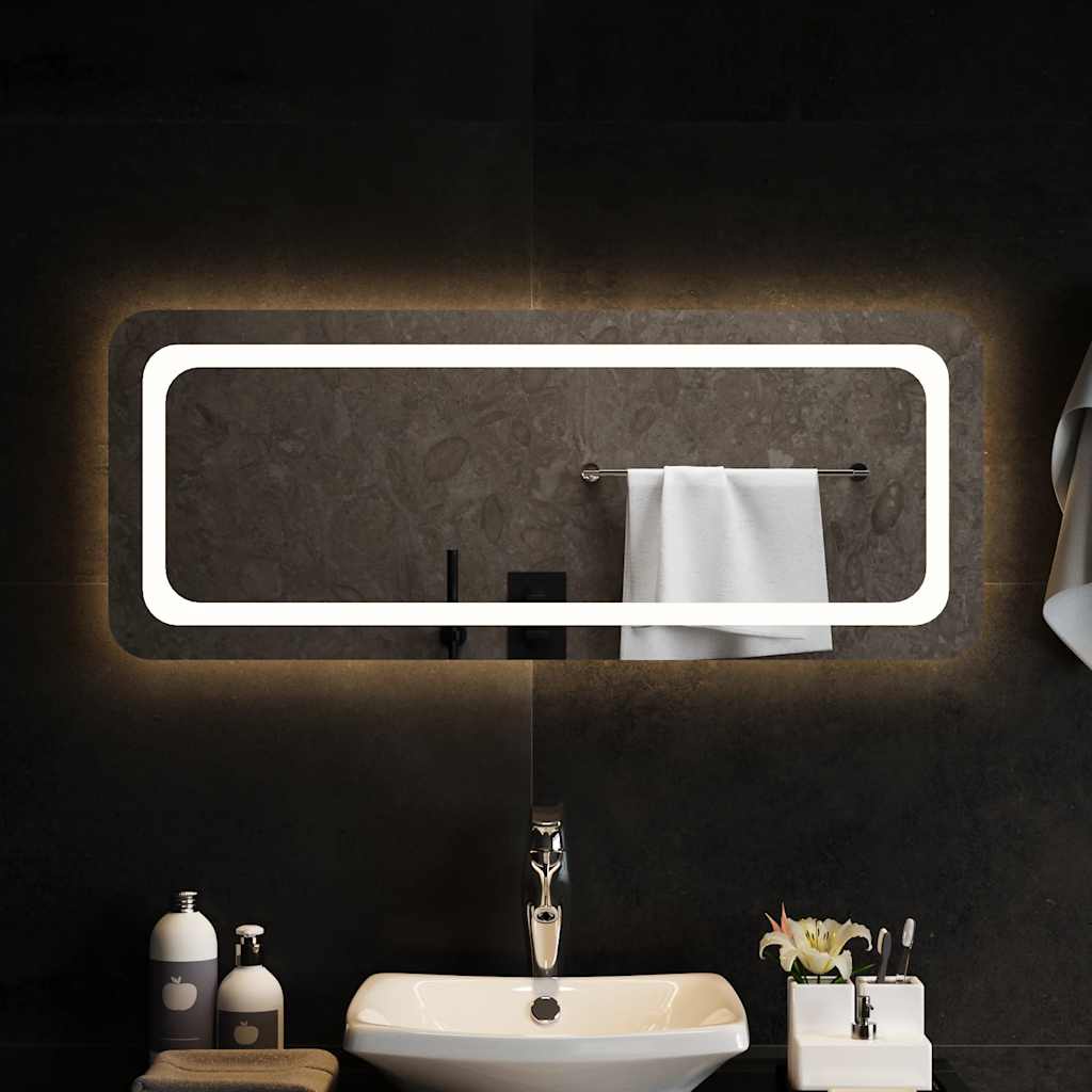 Badkamerspiegel LED 100x40 cm is nu te koop bij PeponiXL, paradijselijk wonen!