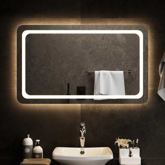 Badkamerspiegel LED 100x60 cm is nu te koop bij PeponiXL, paradijselijk wonen!