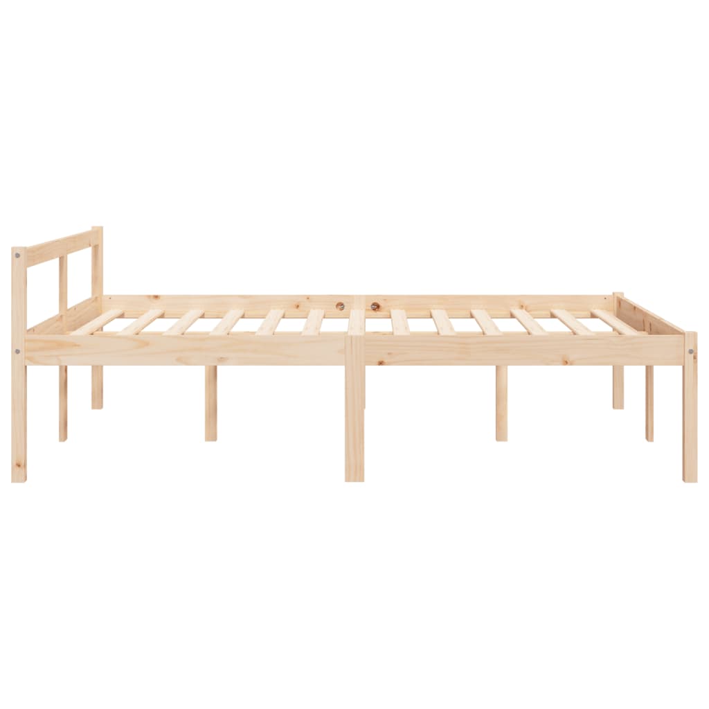 Seniorenbed massief grenenhout 135x190 cm is nu te koop bij PeponiXL, paradijselijk wonen!