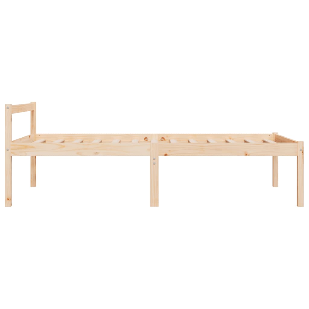 Seniorenbed massief grenenhout 90x200 cm is nu te koop bij PeponiXL, paradijselijk wonen!