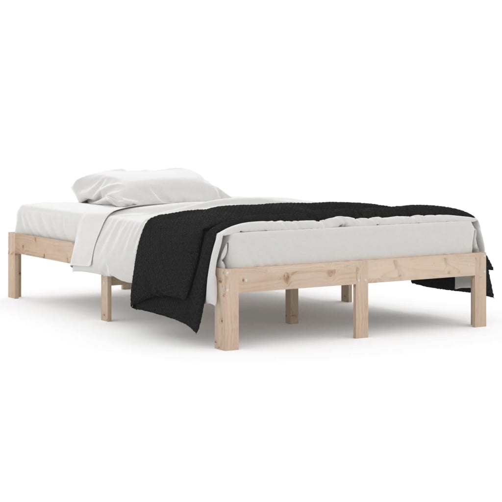 Bedframe massief hout 120x190 cm is nu te koop bij PeponiXL, paradijselijk wonen!
