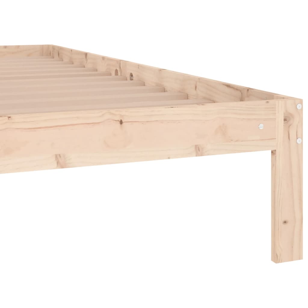 Bedframe massief hout 120x190 cm is nu te koop bij PeponiXL, paradijselijk wonen!