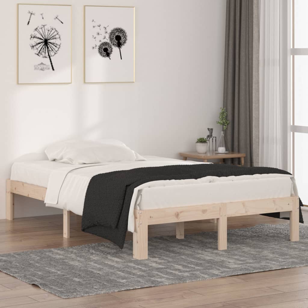 Bedframe massief hout 120x190 cm is nu te koop bij PeponiXL, paradijselijk wonen!