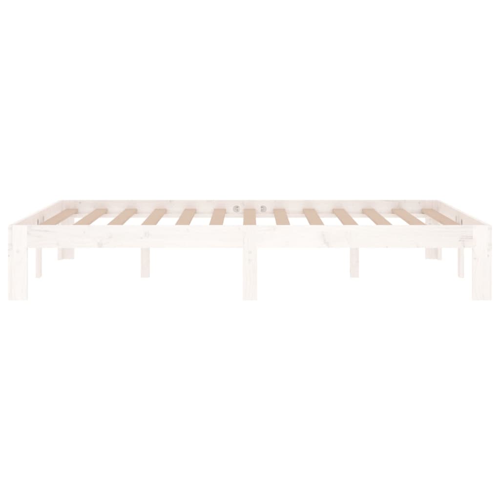 Bedframe massief hout wit 120x190 cm is nu te koop bij PeponiXL, paradijselijk wonen!