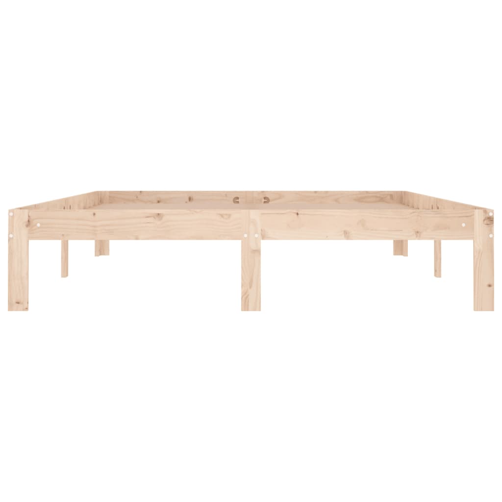 Bedframe massief grenenhout 140x190 cm is nu te koop bij PeponiXL, paradijselijk wonen!