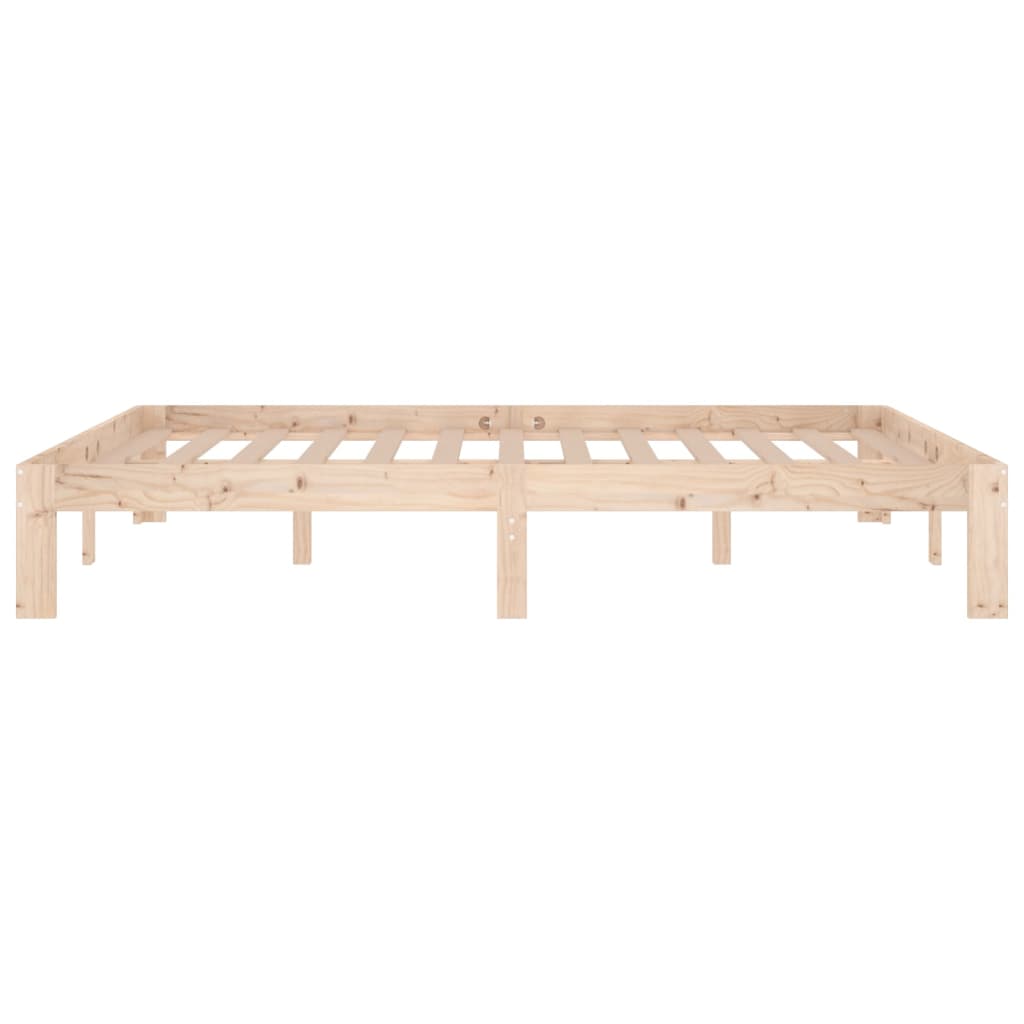Bedframe massief grenenhout 140x190 cm is nu te koop bij PeponiXL, paradijselijk wonen!