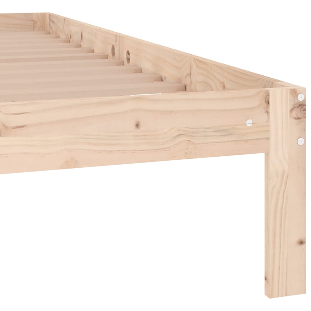 Bedframe massief grenenhout 140x190 cm is nu te koop bij PeponiXL, paradijselijk wonen!