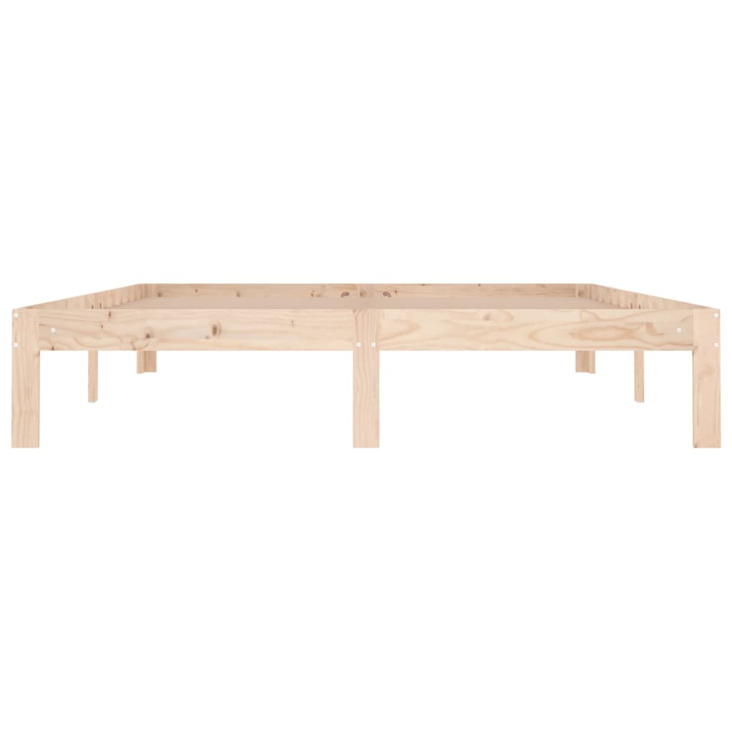 Bedframe massief hout 150x200 cm is nu te koop bij PeponiXL, paradijselijk wonen!