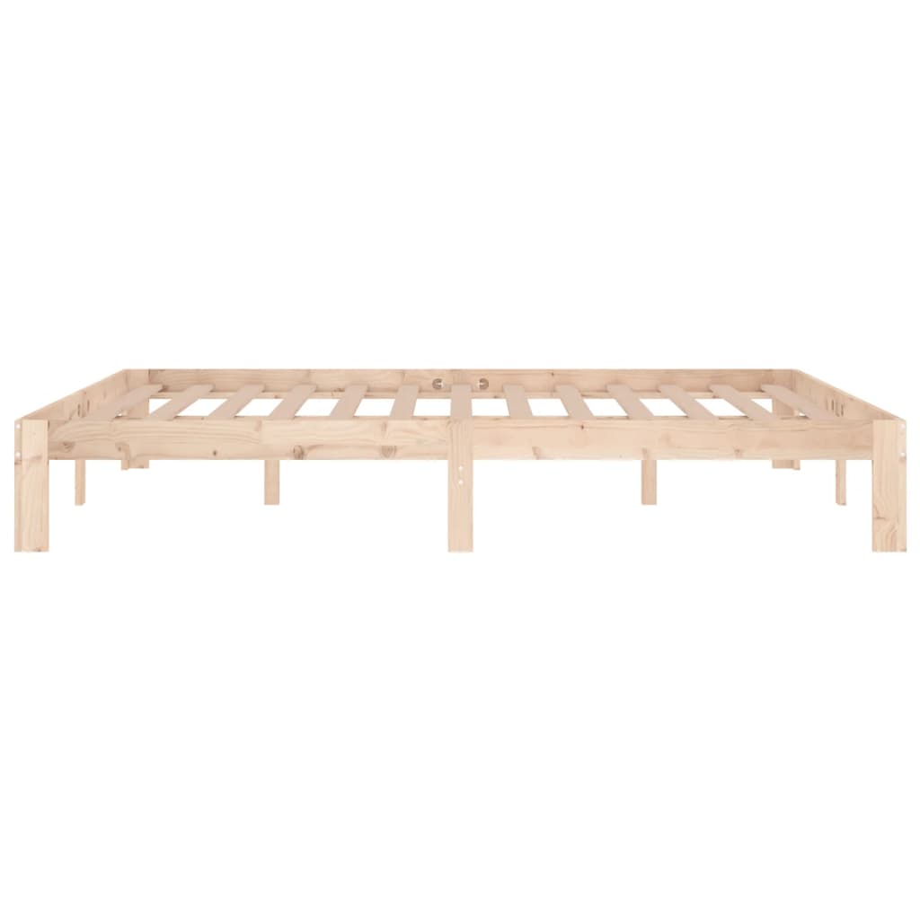 Bedframe massief hout 150x200 cm is nu te koop bij PeponiXL, paradijselijk wonen!