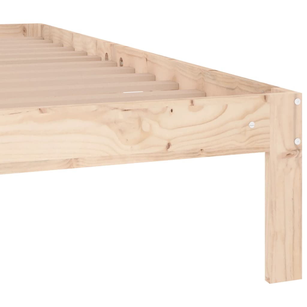 Bedframe massief hout 150x200 cm is nu te koop bij PeponiXL, paradijselijk wonen!