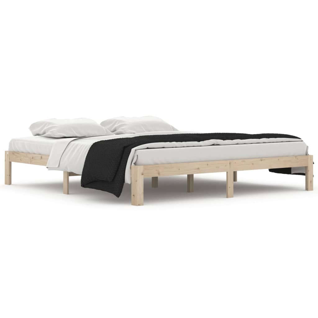 Bedframe massief hout 180x200 cm is nu te koop bij PeponiXL, paradijselijk wonen!