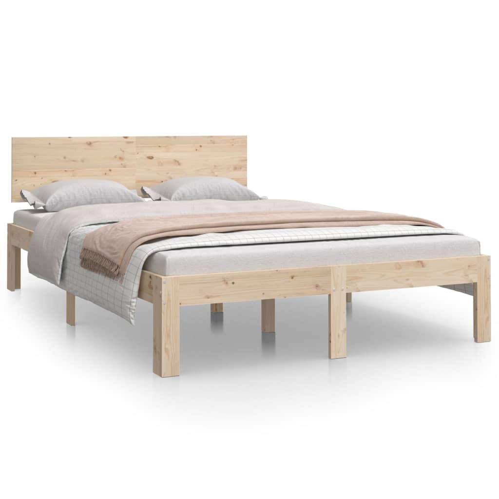 Bedframe massief hout 120x190 cm is nu te koop bij PeponiXL, paradijselijk wonen!