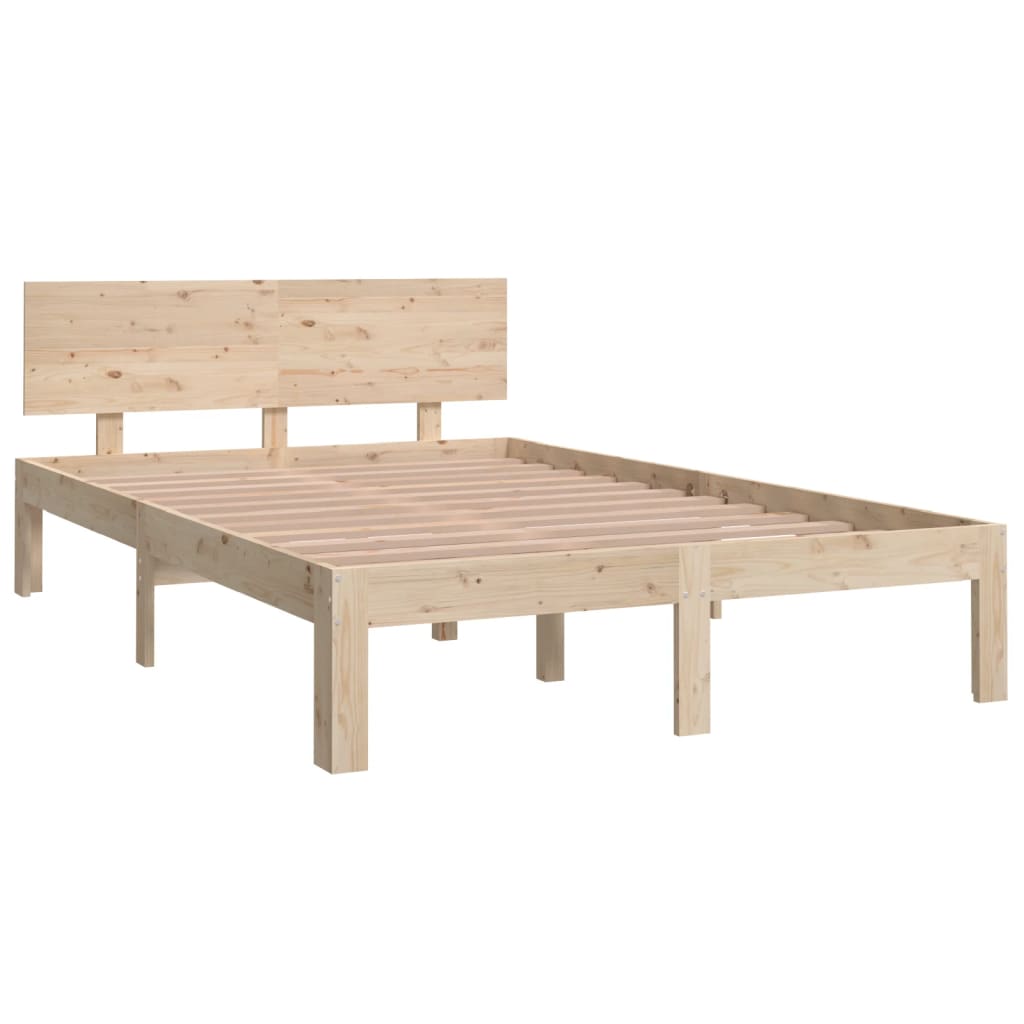 Bedframe massief hout 120x190 cm is nu te koop bij PeponiXL, paradijselijk wonen!