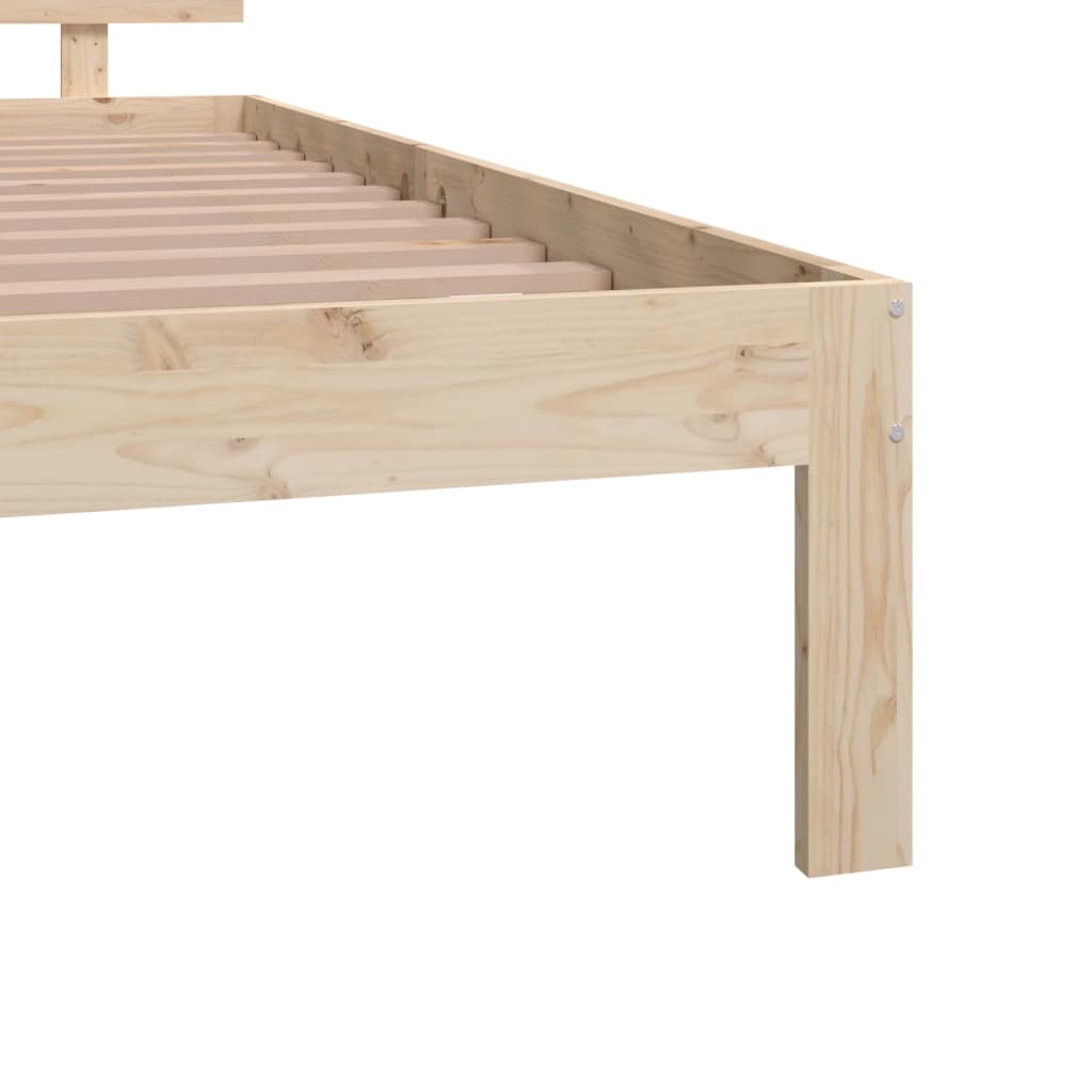 Bedframe massief hout 120x190 cm is nu te koop bij PeponiXL, paradijselijk wonen!