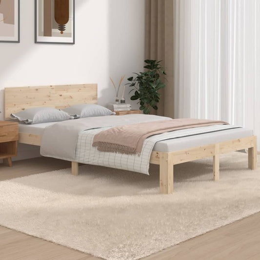 Bedframe massief hout 120x190 cm is nu te koop bij PeponiXL, paradijselijk wonen!