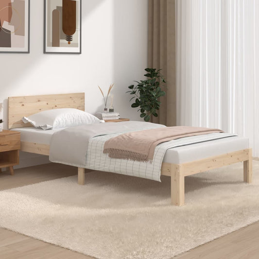 Bedframe massief grenenhout 100x200 cm is nu te koop bij PeponiXL, paradijselijk wonen!