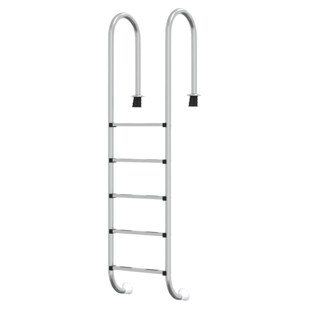 Zwembadladder 54x38x211 cm 304 roestvrij staal is nu te koop bij PeponiXL, paradijselijk wonen!