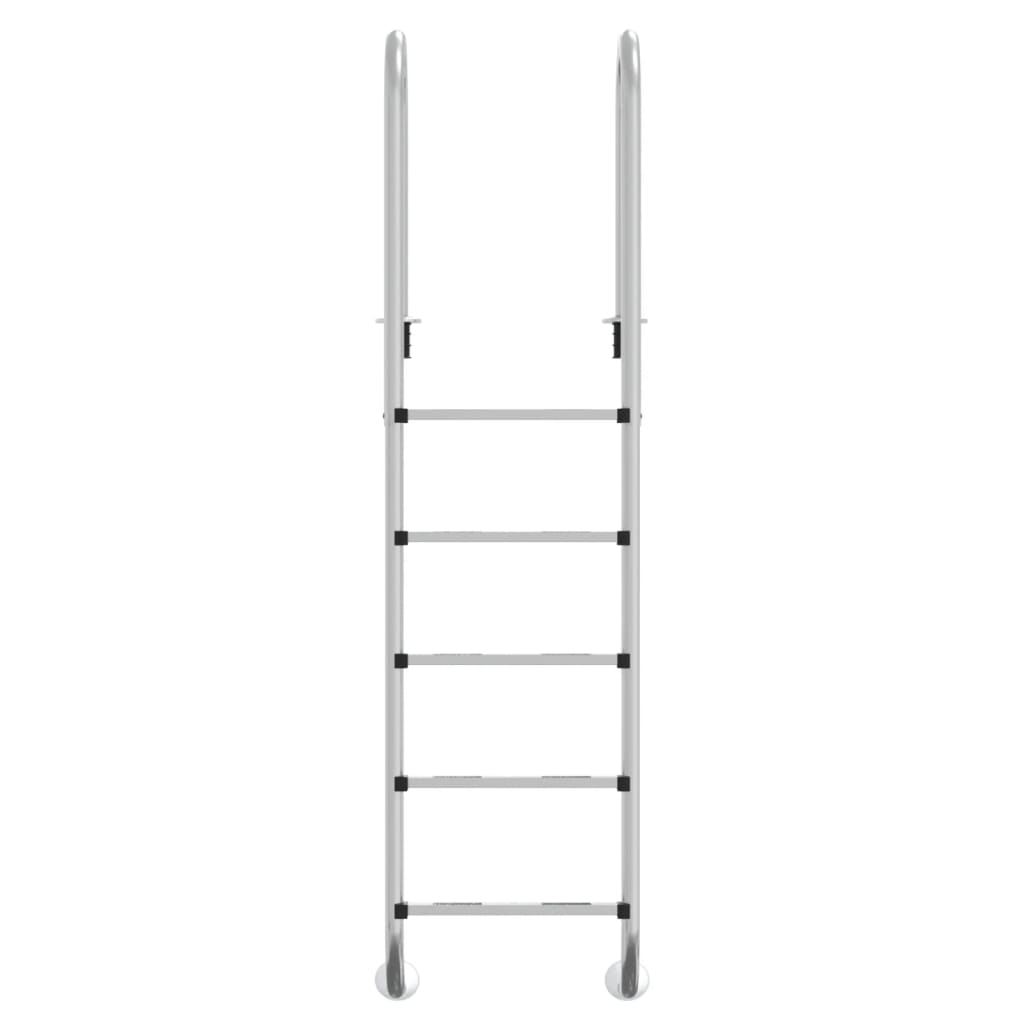 Zwembadladder 54x38x211 cm 304 roestvrij staal is nu te koop bij PeponiXL, paradijselijk wonen!