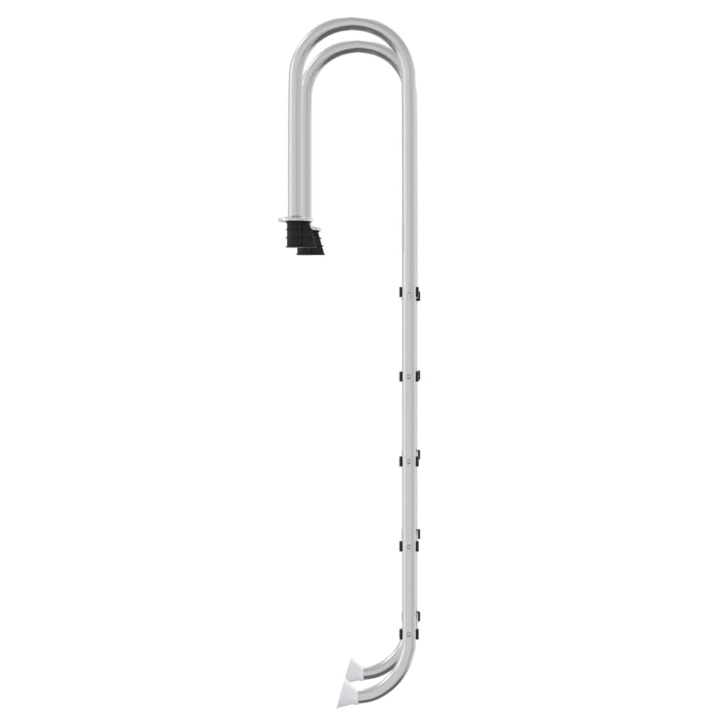 Zwembadladder 54x38x211 cm 304 roestvrij staal is nu te koop bij PeponiXL, paradijselijk wonen!