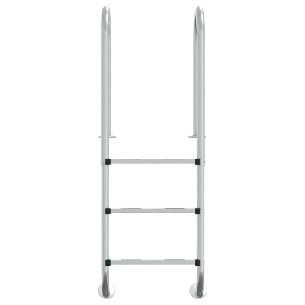 Zwembadladder 54x38x158 cm 304 roestvrijstaal is nu te koop bij PeponiXL, paradijselijk wonen!