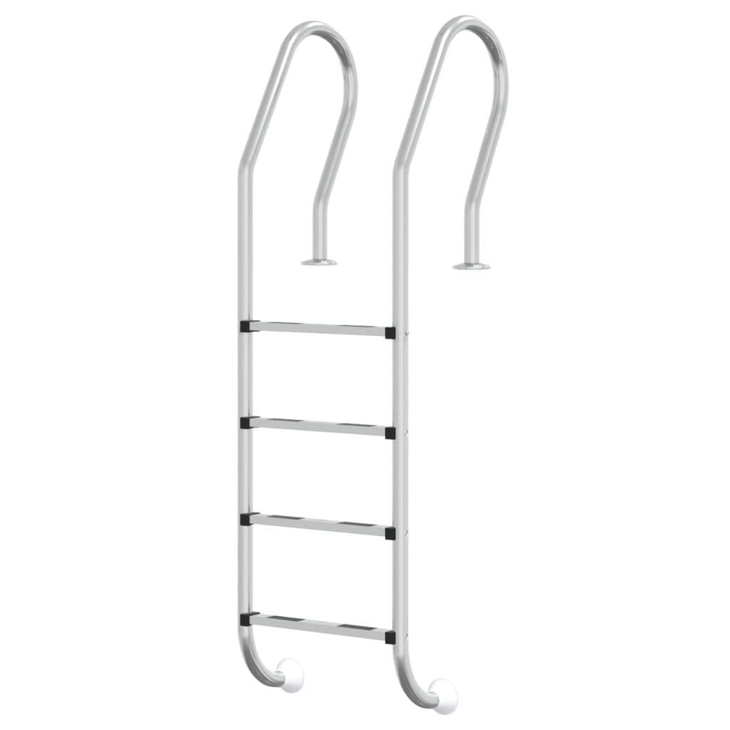 Zwembadladder 54x38x184,5 cm 304 roestvrij staal is nu te koop bij PeponiXL, paradijselijk wonen!