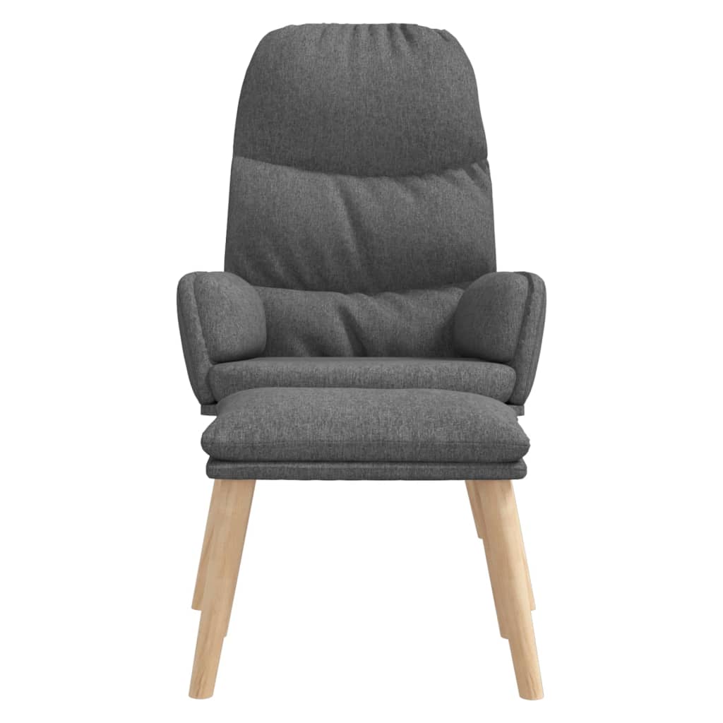 Relaxstoel met voetenbank stof lichtgrijs is nu te koop bij PeponiXL, paradijselijk wonen!