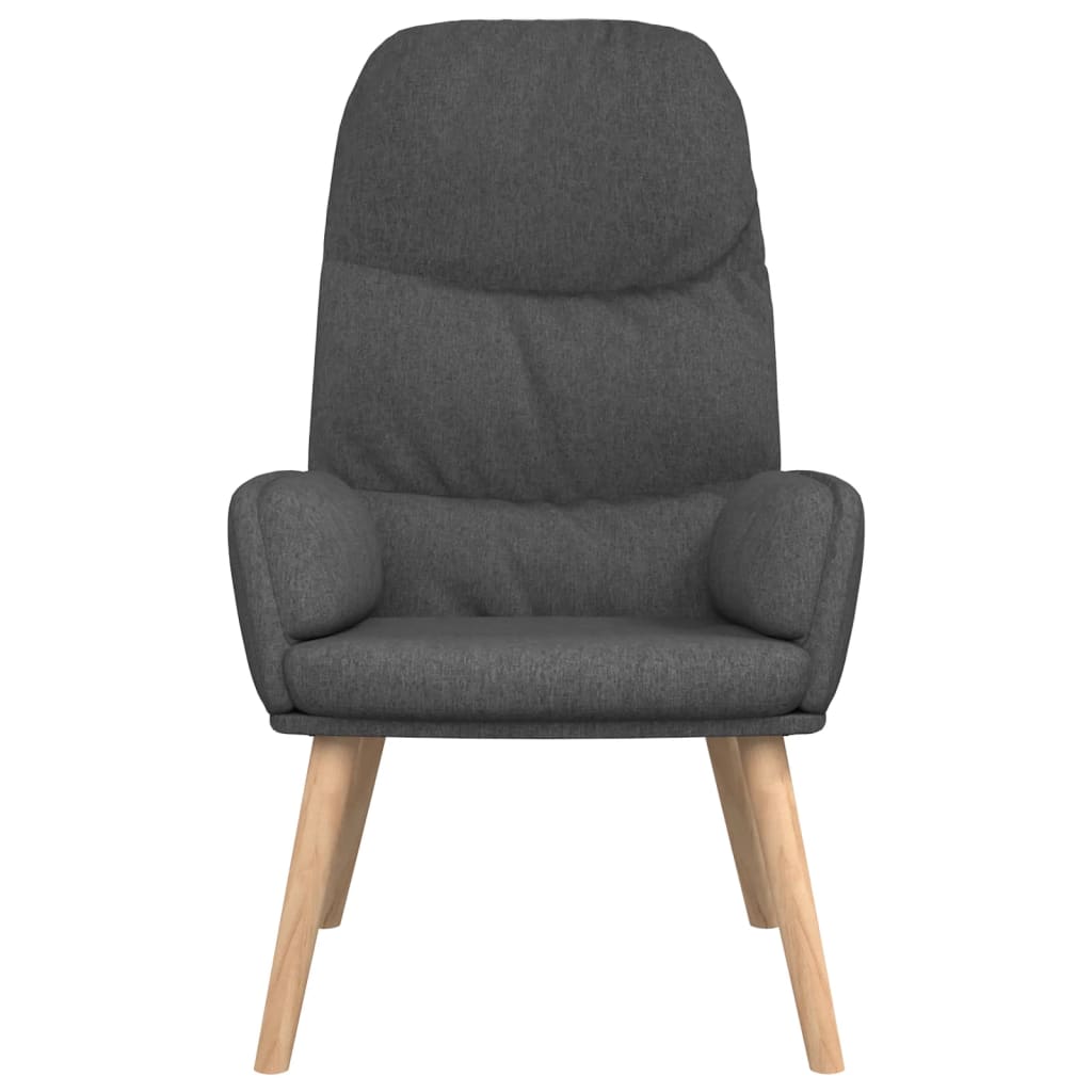 Relaxstoel met voetenbank stof donkergrijs is nu te koop bij PeponiXL, paradijselijk wonen!