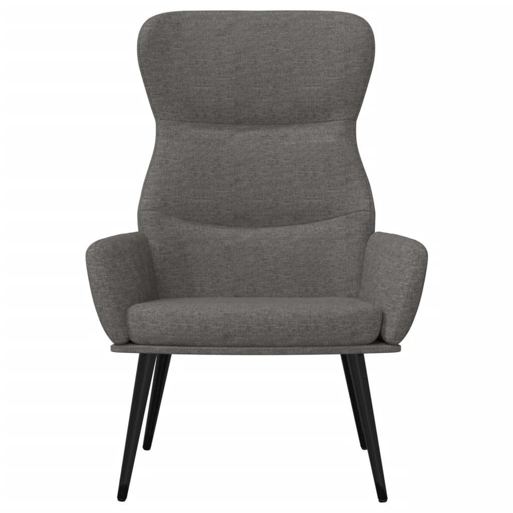 Relaxstoel met voetenbank stof lichtgrijs is nu te koop bij PeponiXL, paradijselijk wonen!