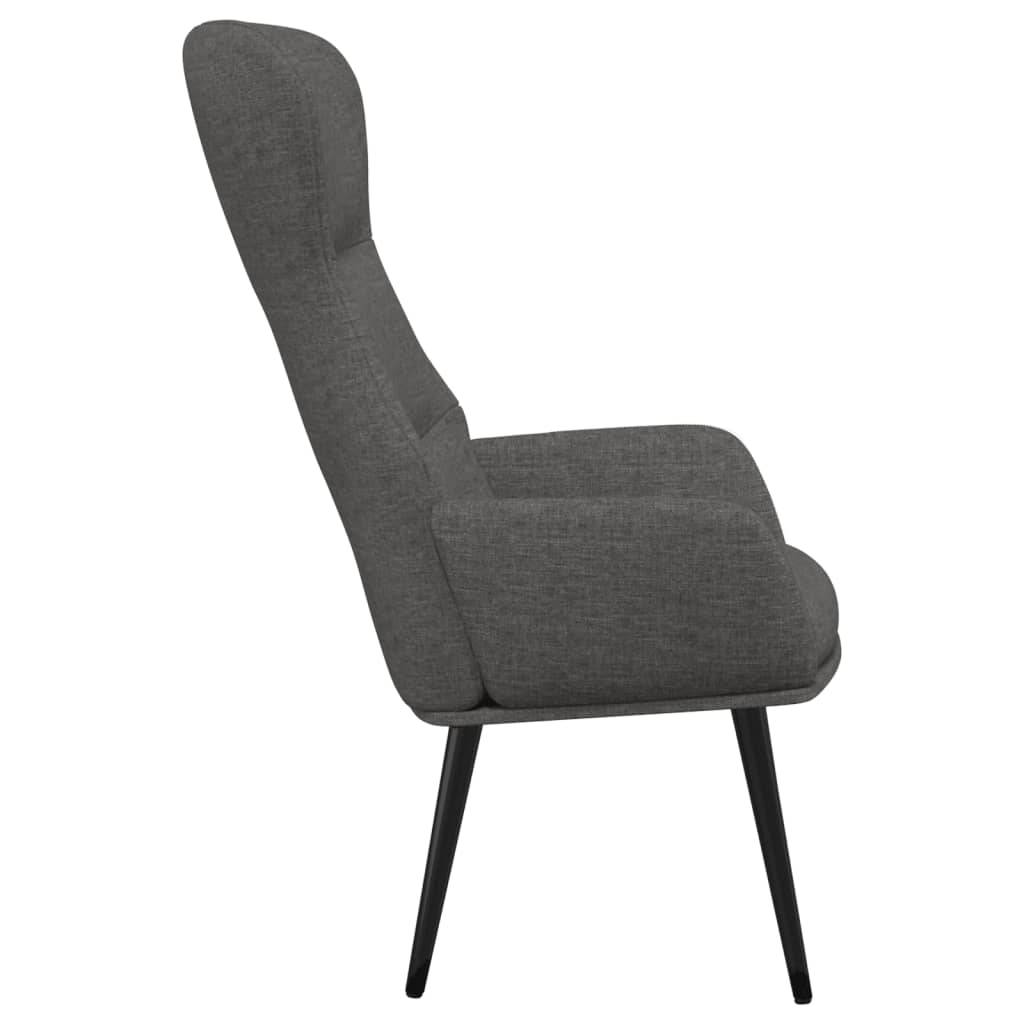 Relaxstoel met voetenbank stof donkergrijs is nu te koop bij PeponiXL, paradijselijk wonen!