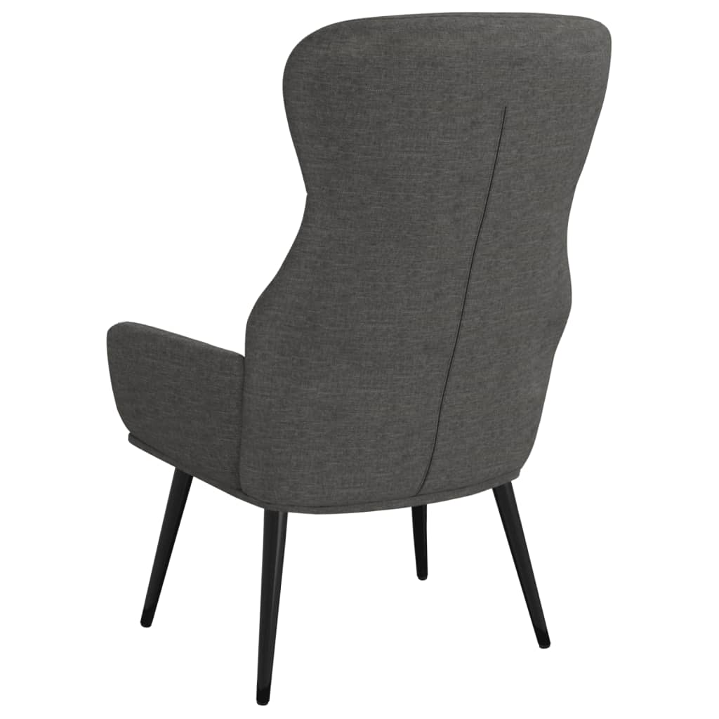 Relaxstoel met voetenbank stof donkergrijs is nu te koop bij PeponiXL, paradijselijk wonen!