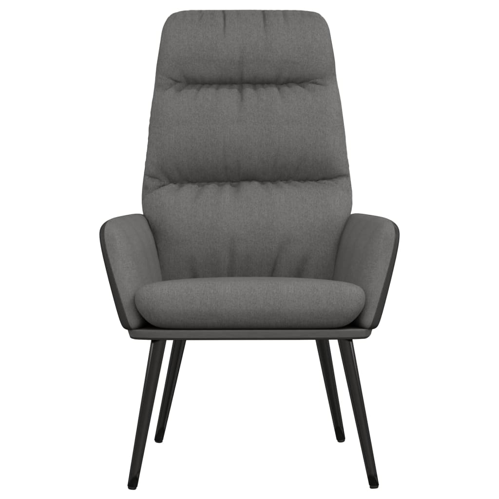 Relaxstoel met voetenbank stof en kunstleer lichtgrijs is nu te koop bij PeponiXL, paradijselijk wonen!