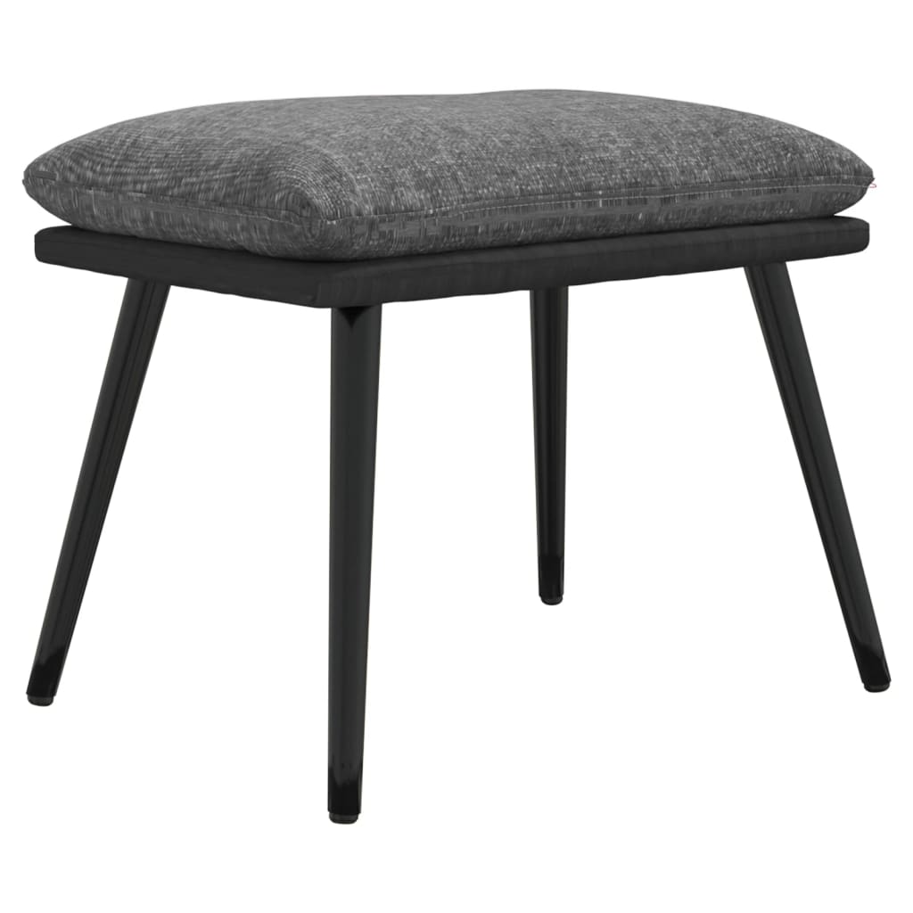 Relaxstoel met voetenbank stof en kunstleer lichtgrijs is nu te koop bij PeponiXL, paradijselijk wonen!