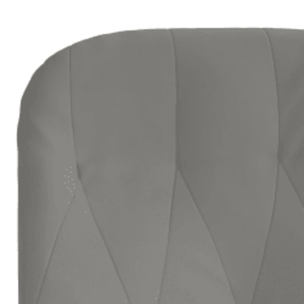 Relaxstoel met voetenbank fluweel lichtgrijs is nu te koop bij PeponiXL, paradijselijk wonen!