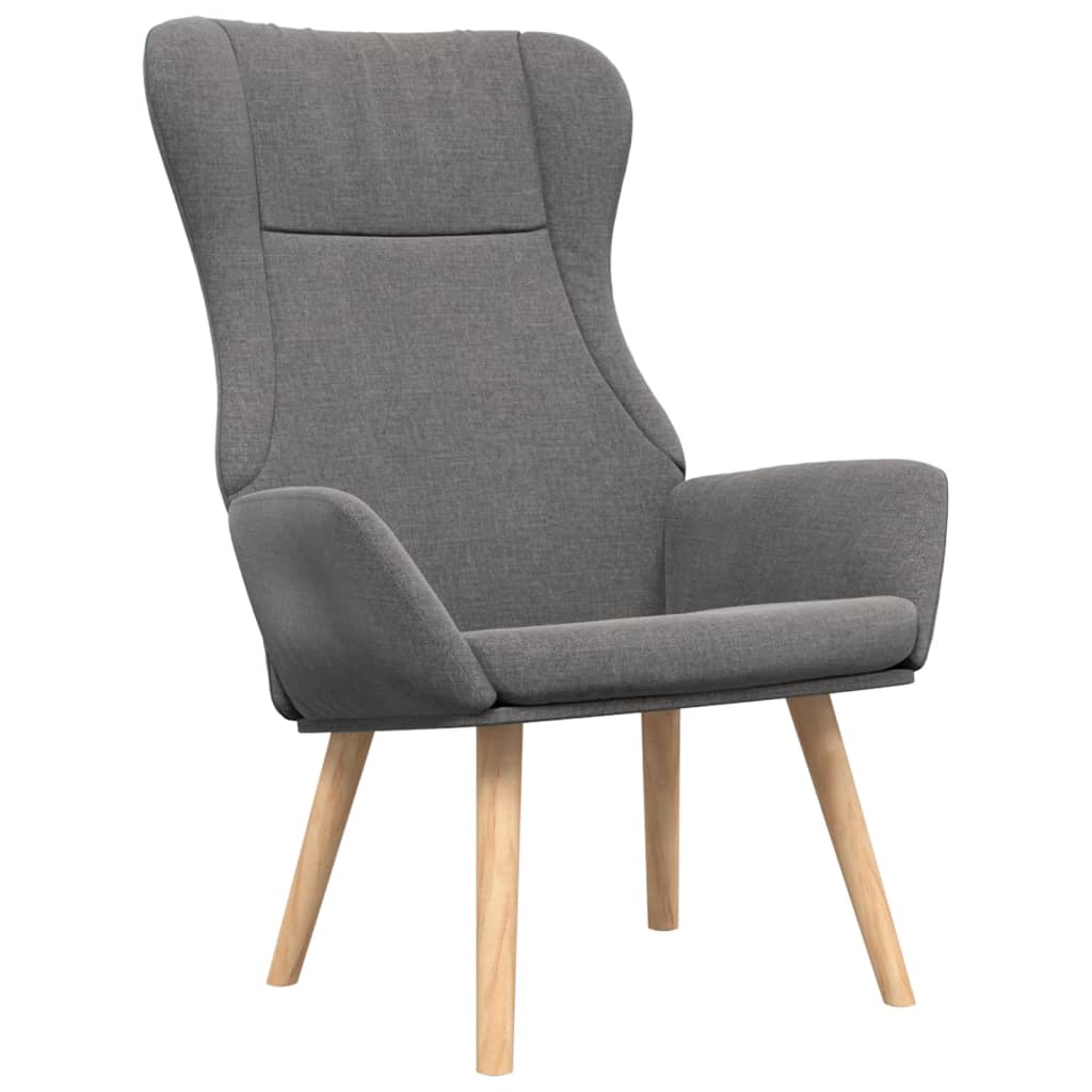 Relaxstoel met voetenbankje stof lichtgrijs is nu te koop bij PeponiXL, paradijselijk wonen!