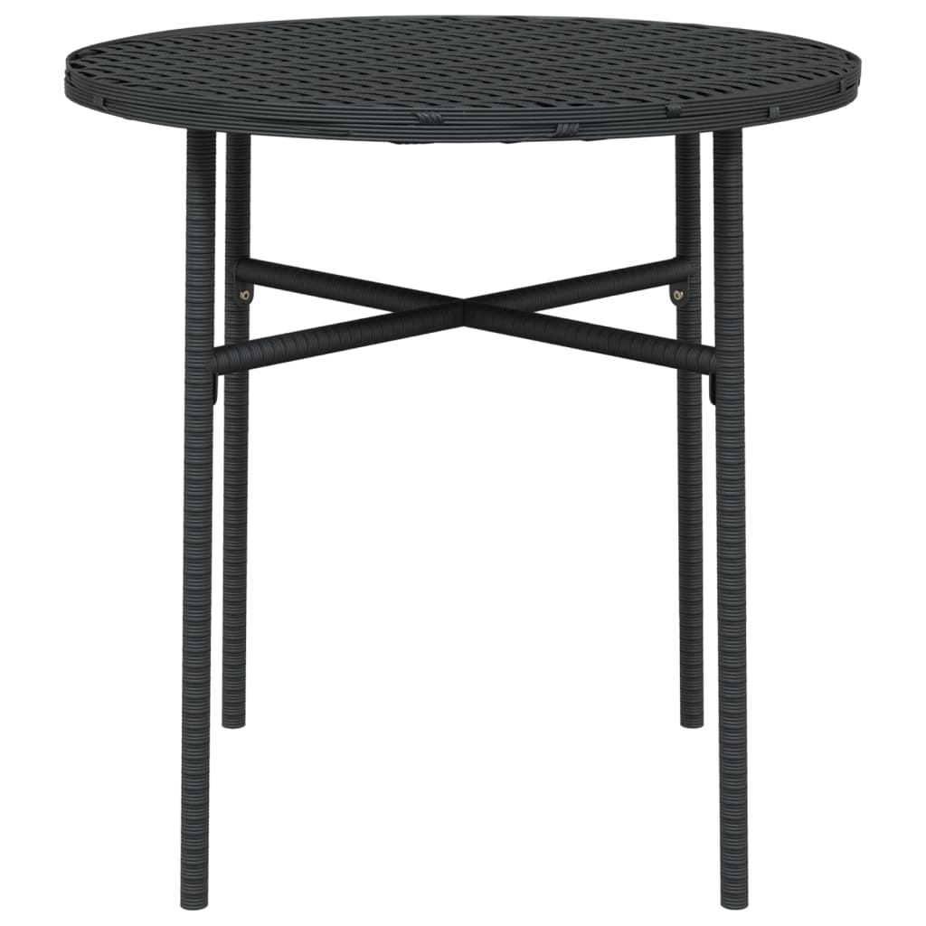 3-delige Tuinset poly rattan zwart is nu te koop bij PeponiXL, paradijselijk wonen!
