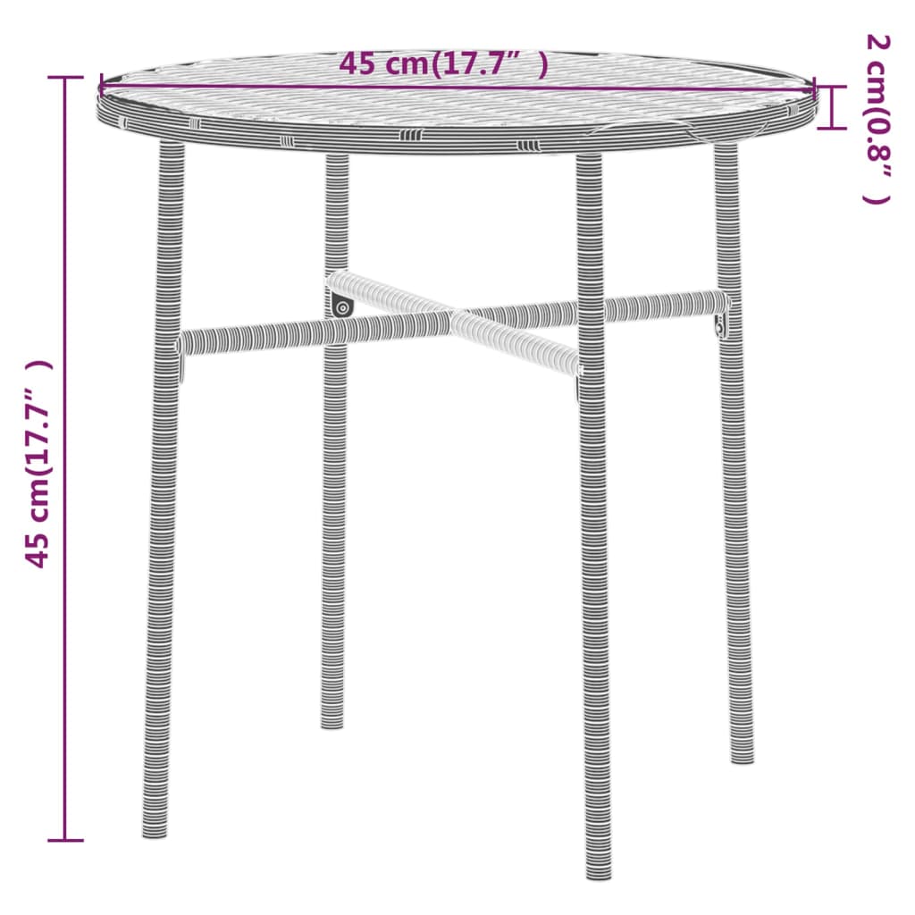 3-delige Tuinset poly rattan zwart is nu te koop bij PeponiXL, paradijselijk wonen!