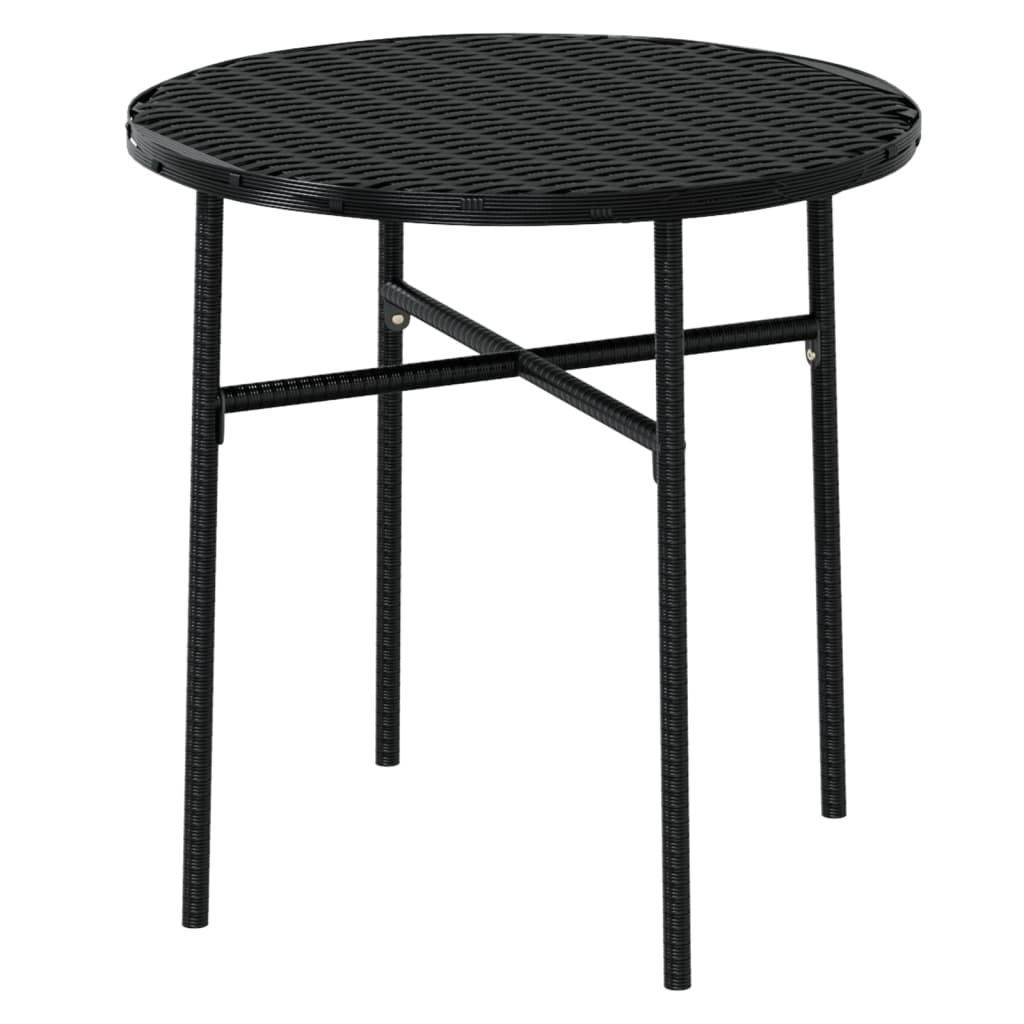 3-delige Tuinset poly rattan zwart is nu te koop bij PeponiXL, paradijselijk wonen!