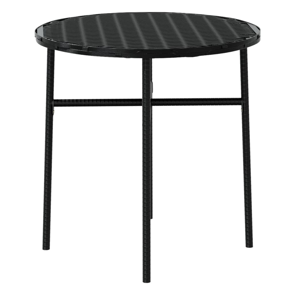 3-delige Tuinset poly rattan zwart is nu te koop bij PeponiXL, paradijselijk wonen!