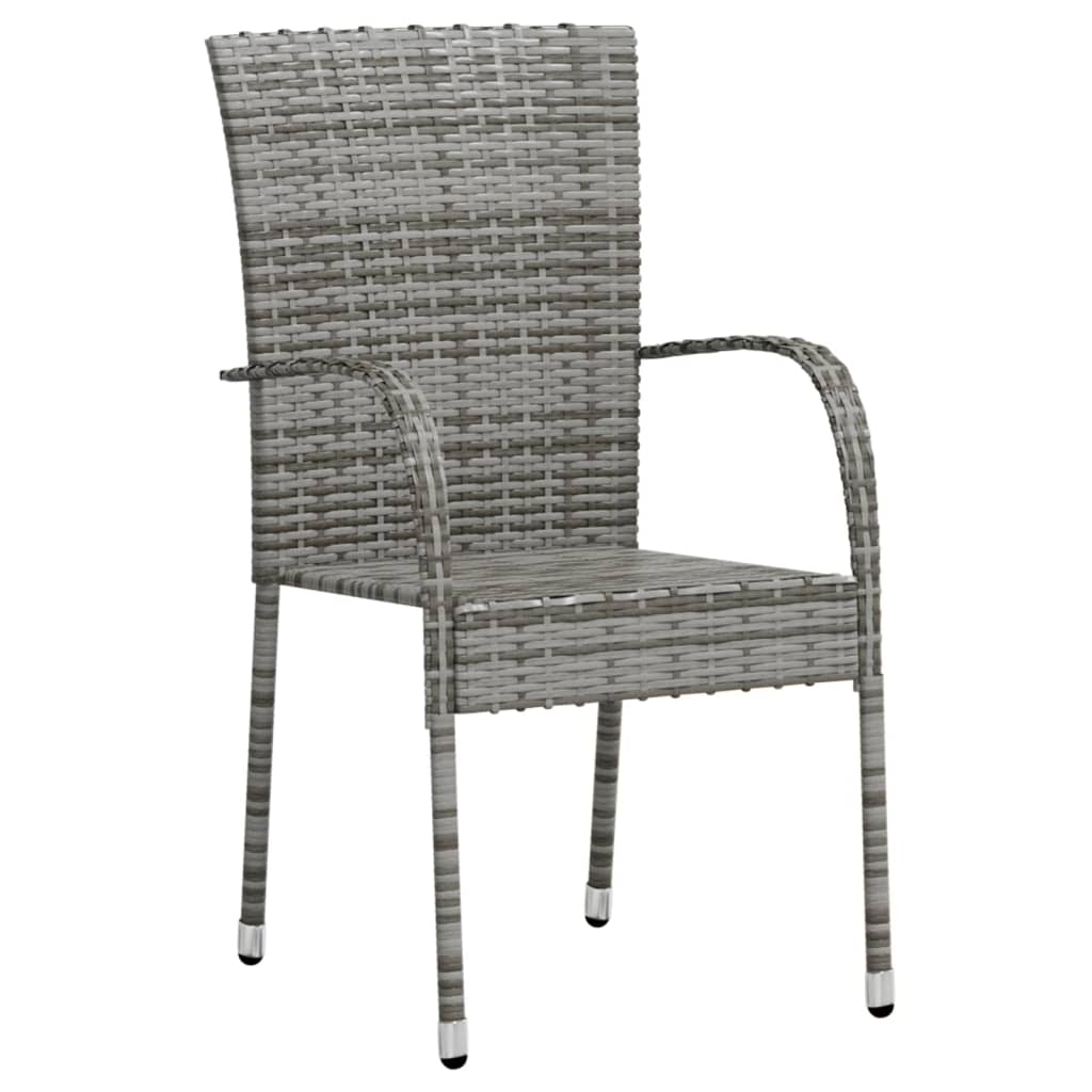 3-delige Tuinset poly rattan grijs is nu te koop bij PeponiXL, paradijselijk wonen!