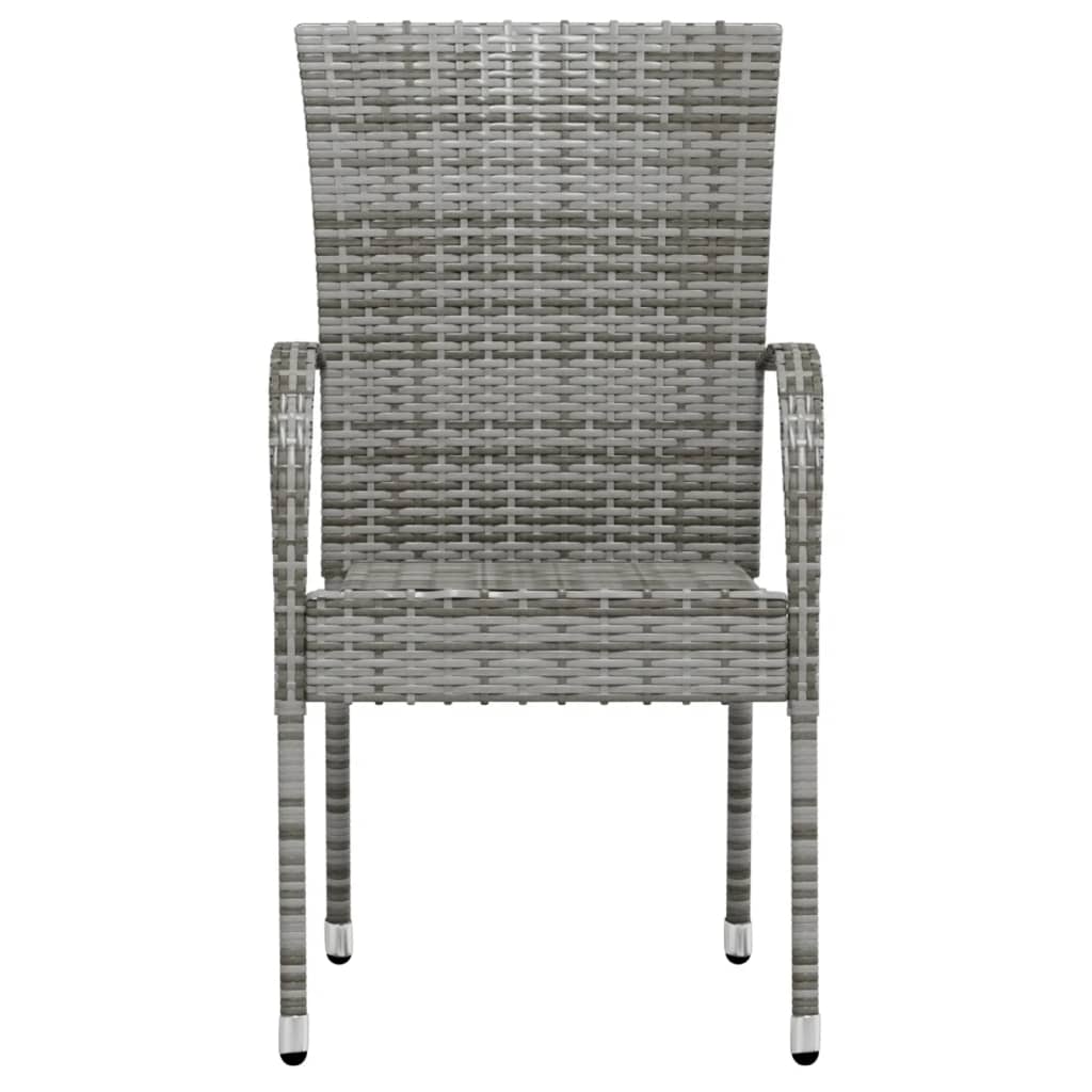 3-delige Tuinset poly rattan grijs is nu te koop bij PeponiXL, paradijselijk wonen!