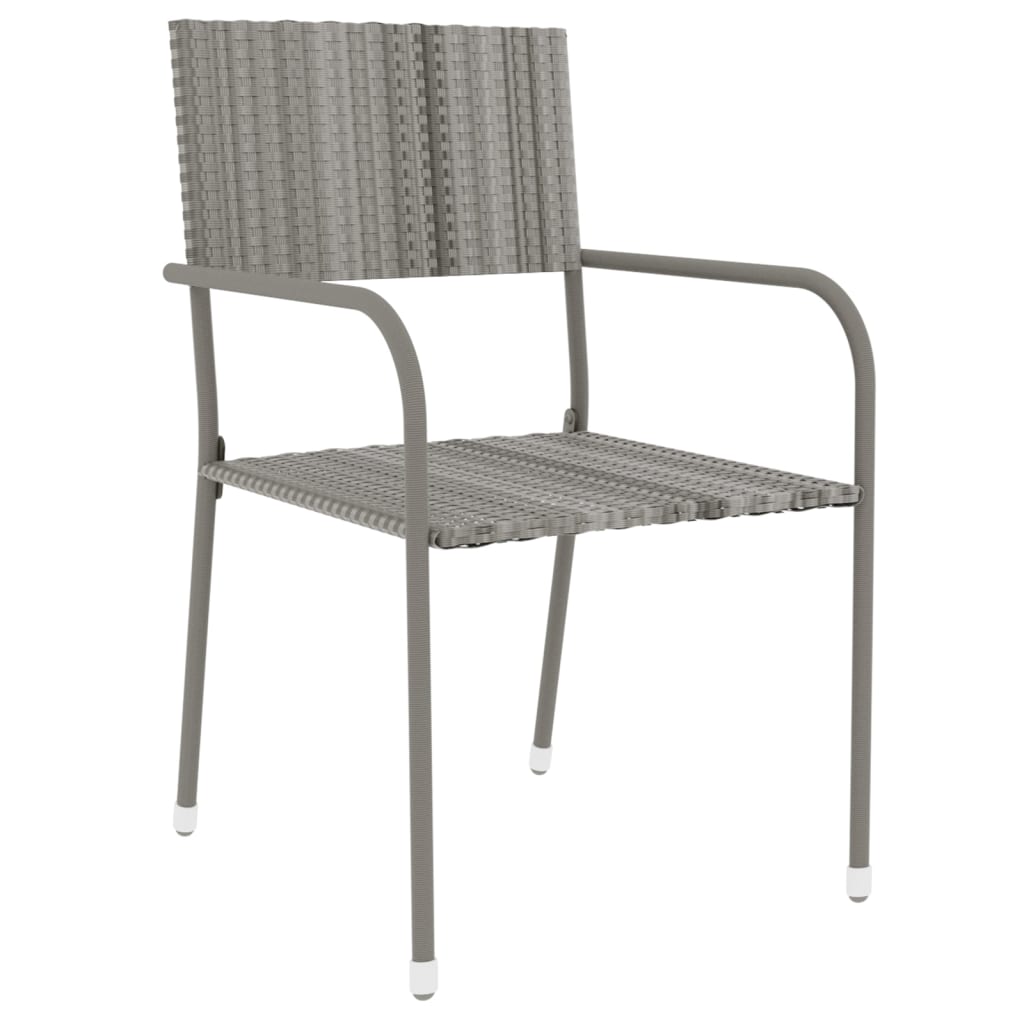 3-delige Tuinset poly rattan grijs is nu te koop bij PeponiXL, paradijselijk wonen!